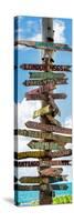 Destination Signs - Key West - Florida-Philippe Hugonnard-Stretched Canvas