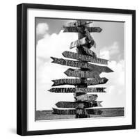 Destination Signs - Key West - Florida-Philippe Hugonnard-Framed Photographic Print