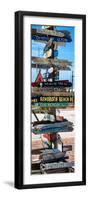 Destination Signs - Key West - Florida-Philippe Hugonnard-Framed Photographic Print