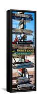 Destination Signs - Key West - Florida-Philippe Hugonnard-Framed Stretched Canvas