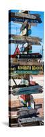 Destination Signs - Key West - Florida-Philippe Hugonnard-Stretched Canvas