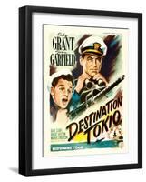 Destination Tokio, from Left: John Garfield, Cary Grant, 1943-null-Framed Art Print