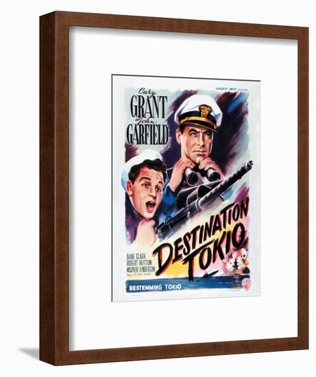 Destination Tokyo - Movie Poster Reproduction-null-Framed Photo