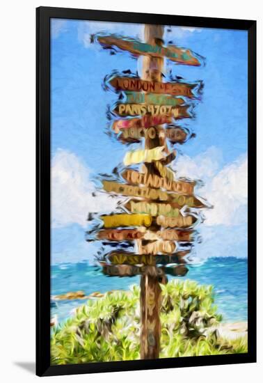 Destinations II - In the Style of Oil Painting-Philippe Hugonnard-Framed Giclee Print