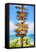 Destinations II - In the Style of Oil Painting-Philippe Hugonnard-Framed Stretched Canvas