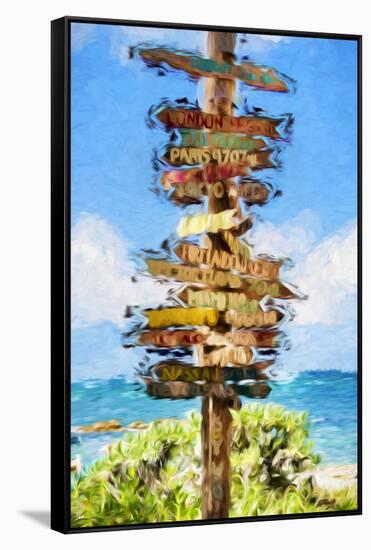 Destinations II - In the Style of Oil Painting-Philippe Hugonnard-Framed Stretched Canvas