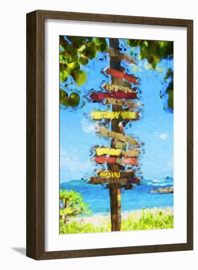 Destinations IV - In the Style of Oil Painting-Philippe Hugonnard-Framed Giclee Print