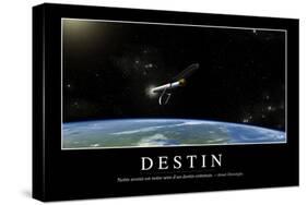 Destinée: Citation Et Affiche D'Inspiration Et Motivation-null-Stretched Canvas