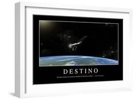 Destino. Cita Inspiradora Y Póster Motivacional-null-Framed Photographic Print