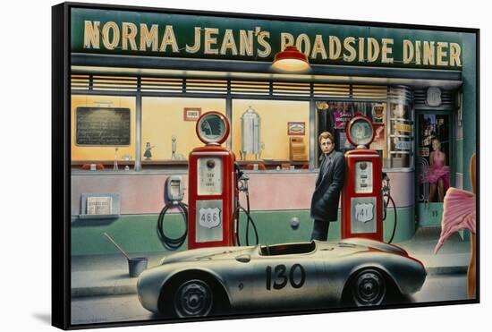 Destiny Highway Calendar Girl-Chris Consani-Framed Stretched Canvas