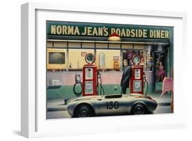 Destiny Highway Calendar Girl-Chris Consani-Framed Art Print