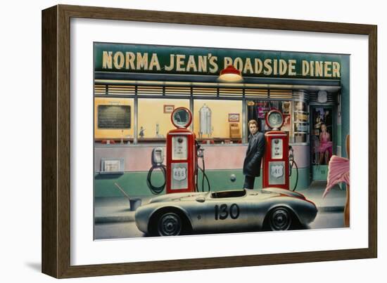 Destiny Highway Calendar Girl-Chris Consani-Framed Premium Giclee Print