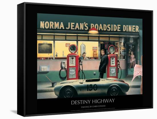 Destiny Highway-Chris Consani-Framed Stretched Canvas