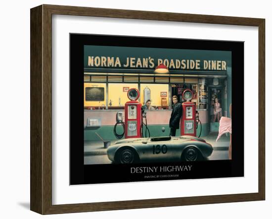 Destiny Highway-Chris Consani-Framed Art Print