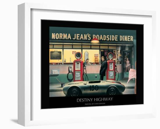 Destiny Highway-Chris Consani-Framed Art Print