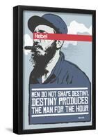 Destiny Produces the Man…-null-Framed Poster