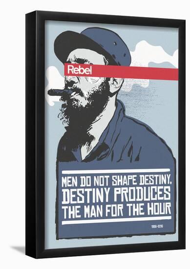 Destiny Produces the Man…-null-Framed Poster