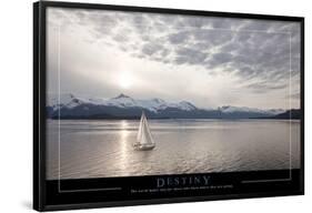 Destiny - Sailboat-null-Framed Poster