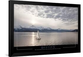 Destiny - Sailboat-null-Framed Poster