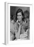 Destitute Pea Pickers-Dorothea Lange-Framed Art Print