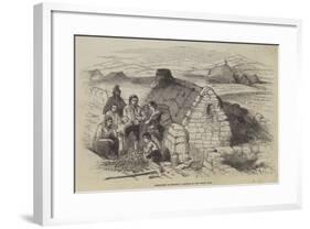 Destitution in Ireland, Failure of the Potato Crop-null-Framed Giclee Print