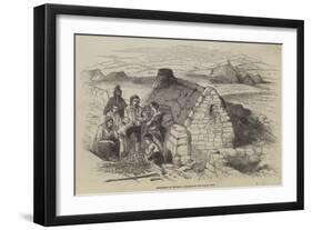 Destitution in Ireland, Failure of the Potato Crop-null-Framed Giclee Print