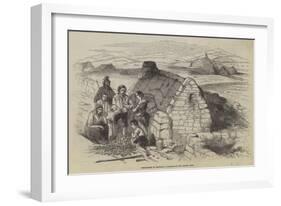 Destitution in Ireland, Failure of the Potato Crop-null-Framed Giclee Print