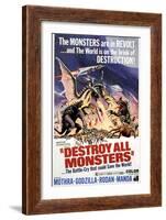 Destroy All Monsters, 1968-null-Framed Art Print