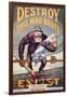 'Destroy This Mad Brute', World War One Recruitment Poster-null-Framed Giclee Print