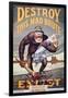 'Destroy This Mad Brute', World War One Recruitment Poster-null-Framed Giclee Print