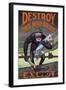 Destroy This Mad Brute-null-Framed Giclee Print