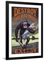Destroy This Mad Brute-null-Framed Giclee Print