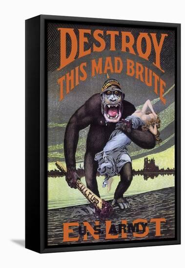 Destroy This Mad Brute-null-Framed Stretched Canvas