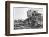 Destroyed Ammunition Truck-null-Framed Photographic Print