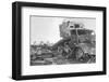 Destroyed Ammunition Truck-null-Framed Photographic Print