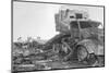 Destroyed Ammunition Truck-null-Mounted Photographic Print