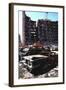 Destroyed Automobiles Near the Bombed Alfred Murrah Federal Building, 1995-null-Framed Photo