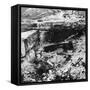 Destroyed German Defence Battery, Mariakerke, Belgium, World War I, C1914-C1918-null-Framed Stretched Canvas