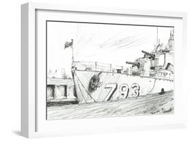 Destroyer 793 Boston Maritime Museum, 2003-Vincent Alexander Booth-Framed Giclee Print