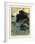 Destroyer at Speed-Charles Robinson-Framed Art Print