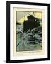 Destroyer at Speed-Charles Robinson-Framed Art Print