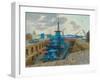 Destroyer in Dry Dock (Oil on Canvas)-John Northcote Nash-Framed Giclee Print