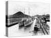 Destroyers on the Panama Canal-null-Stretched Canvas