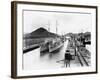 Destroyers on the Panama Canal-null-Framed Photographic Print