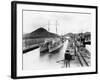 Destroyers on the Panama Canal-null-Framed Photographic Print