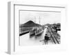 Destroyers on the Panama Canal-null-Framed Photographic Print