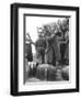 Destroying Barrels Of Beer-null-Framed Photographic Print