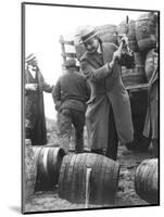 Destroying Barrels Of Beer-null-Mounted Photographic Print