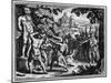 Destroying Saxon Idols-null-Mounted Art Print