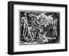 Destroying Saxon Idols-null-Framed Art Print